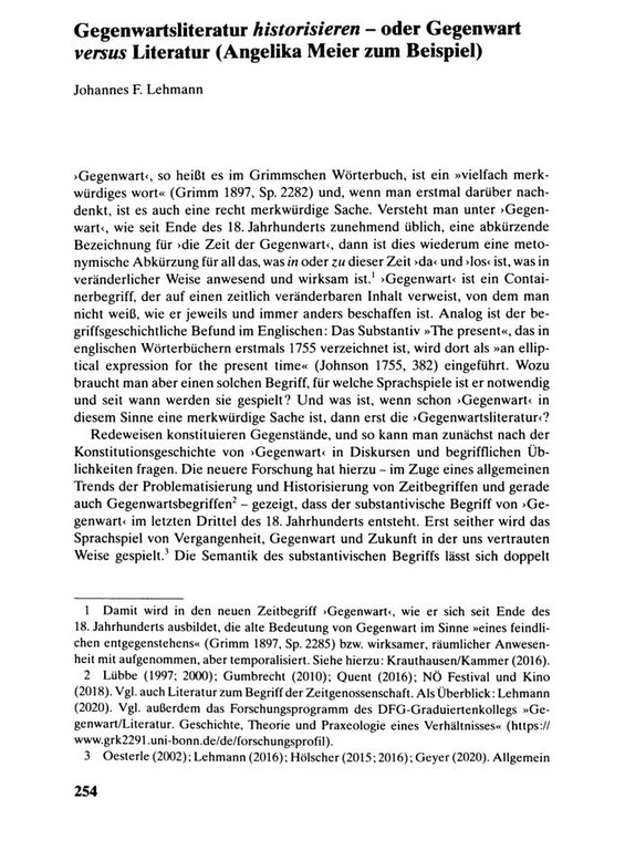 Lehmann- Gegenwartsliteratur historisieren - oder Gegenwart versus Literatur.pdf